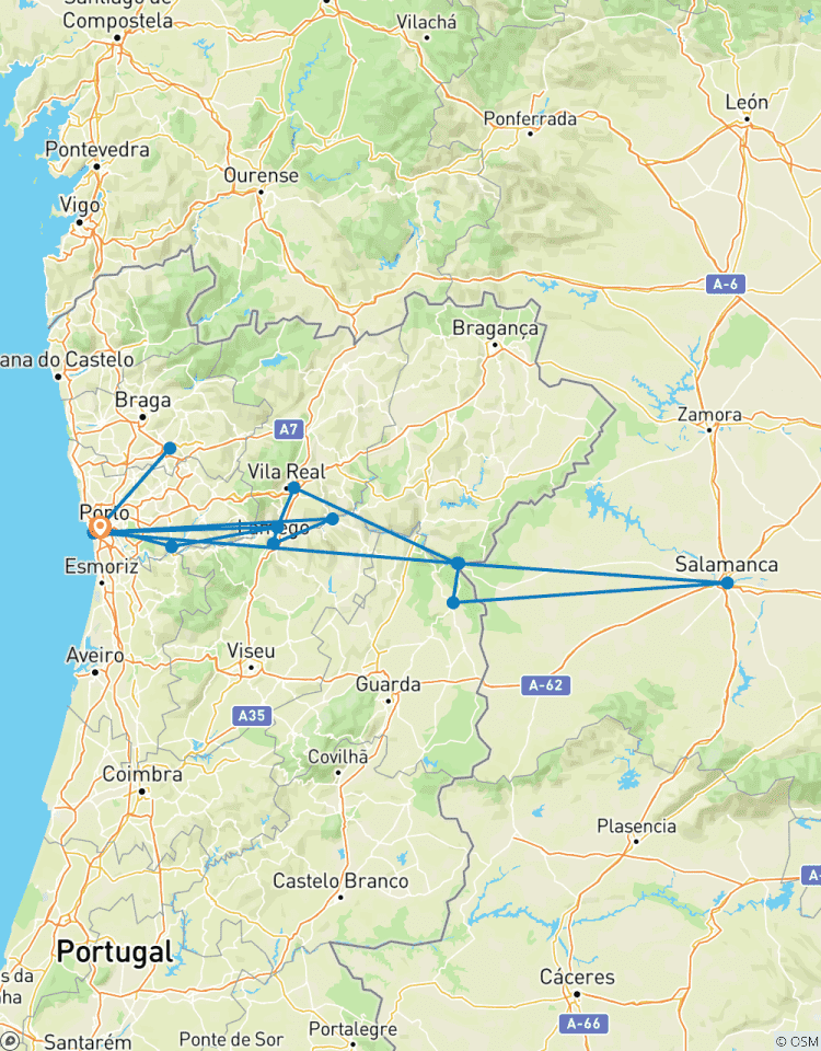 Douro Entdeckung Porto → Porto () Rundreise