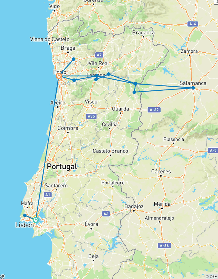 Lissabon mit Douro Entdeckung Lissabon → Porto (2026) Rundreise