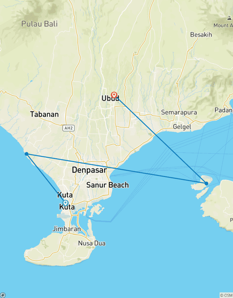 Escapade à Bali : Kuta et Ubud - 8 jours et 7 nuits circuit
