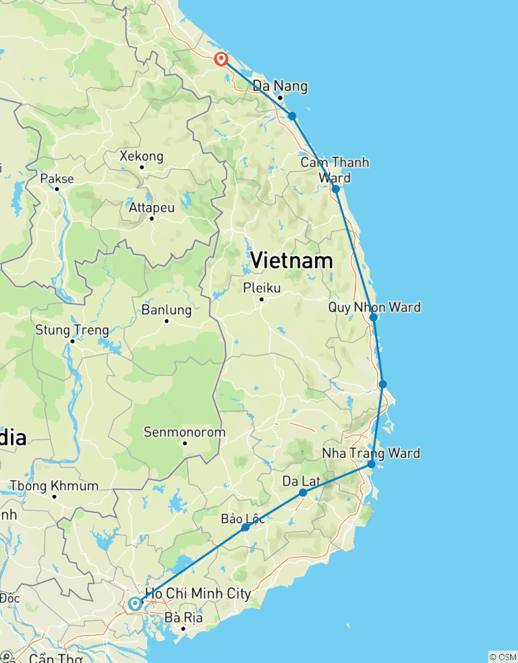 Circuito Aventura en bicicleta eléctrica de Saigón a Hue: 13 días del Vietnam moderno al antiguo
