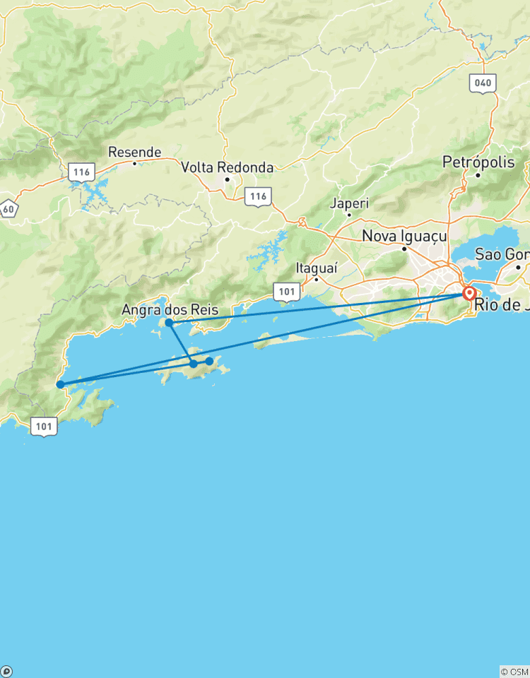 Circuito Descubre la costa verde de Brasil