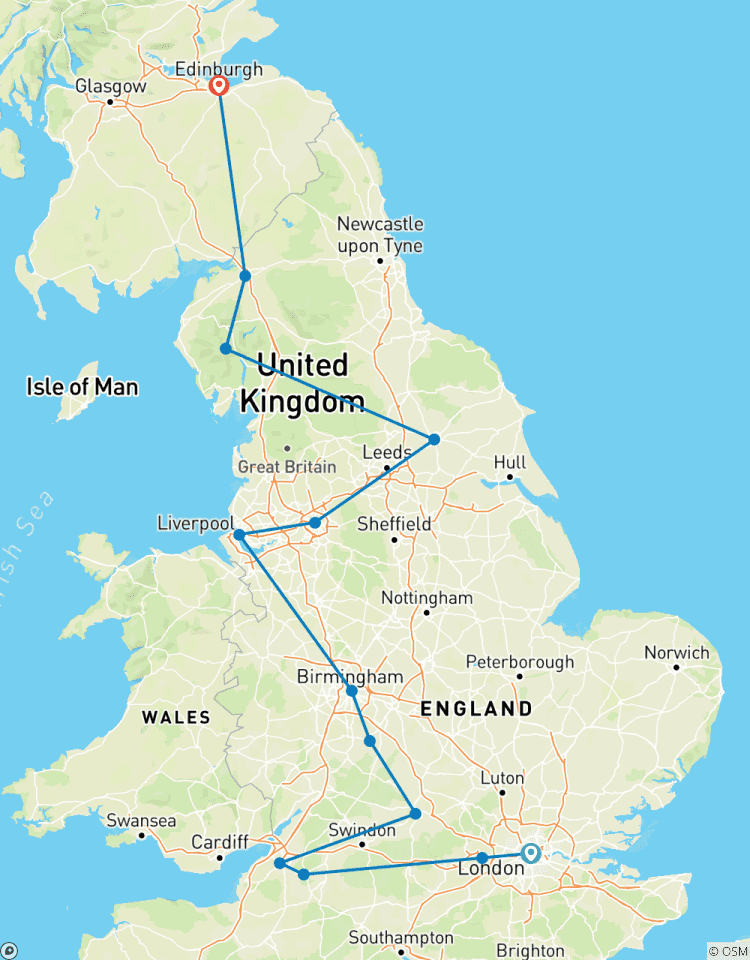 England in a Week (Classic, Winter) Tour