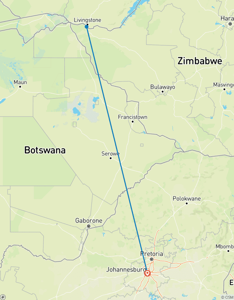 3 Day Victoria Falls Tour from Johanensburg Tour