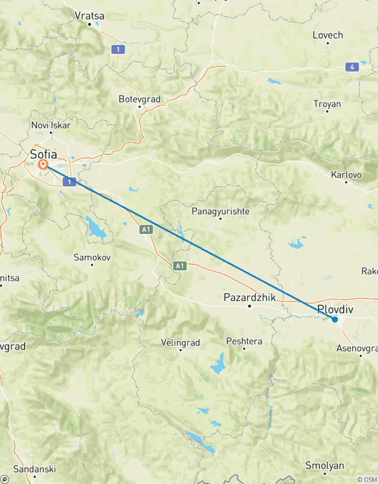 Flucht nach Sofia & Plovdiv: Zwei en und ein besonderes Dinner-Erlebnis Rundreise