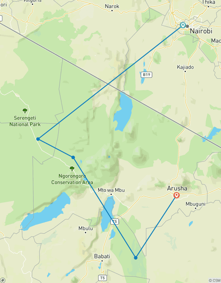 7 Tage Safari \"Das Beste von Tansania und Kenia Rundreise