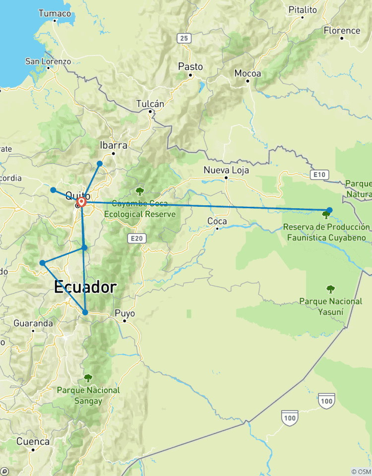 Circuito Grandes éxitos de Ecuador en 12 días: Una Aventura de Ensueño