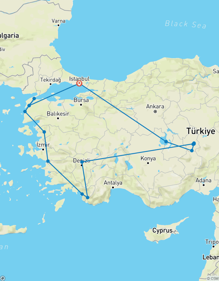 Tout autour de la Turquie - Circuit de 10 jours circuit