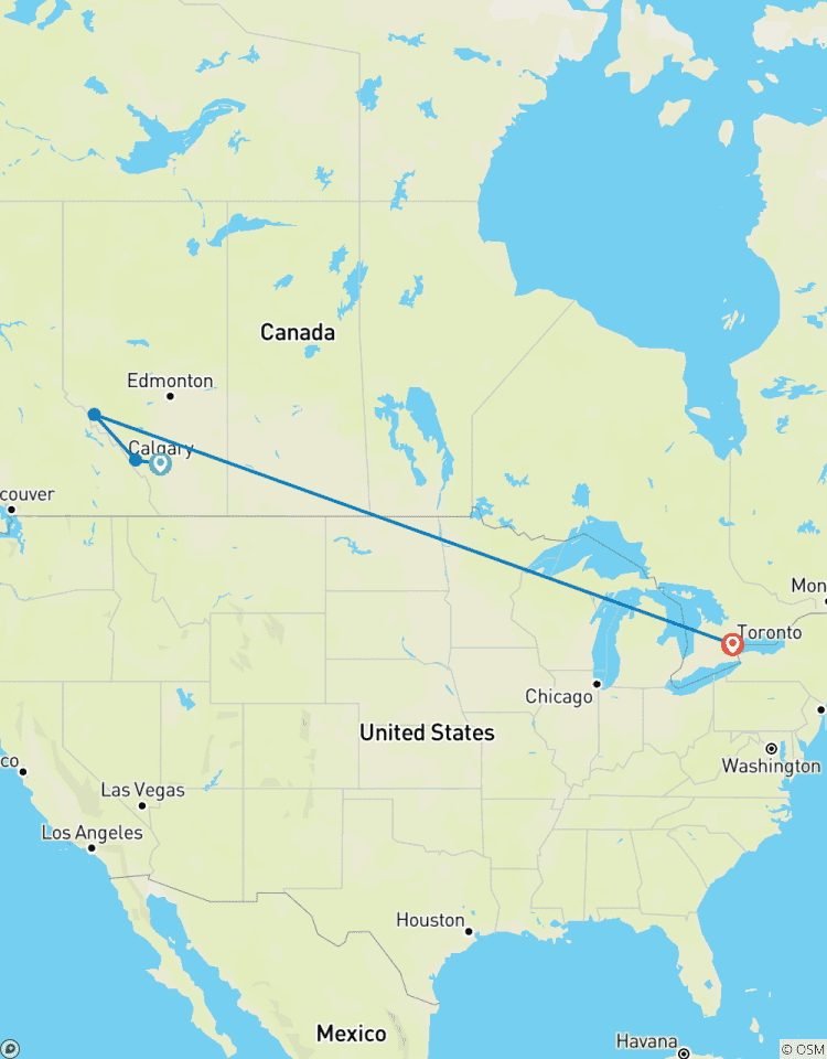 Iconic Canada: Rockies, Rails, and City Lights Tour