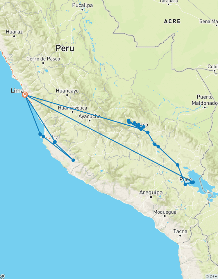 Circuito Maravillas de Perú 11 días