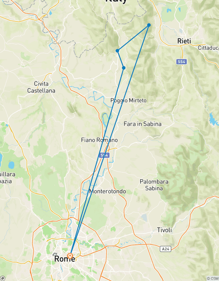 Italien - Rom, das \"heilige Tal\" und die Sabiner Berge Tour
