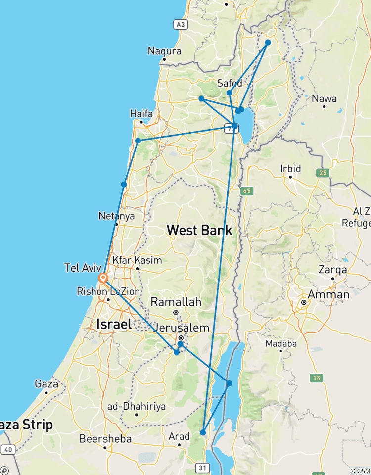 Israel und Meer Rundreise