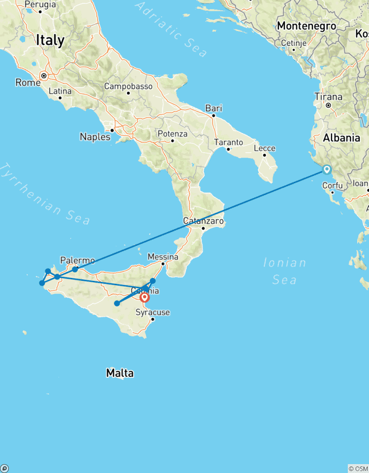 Sicily ─ Land of Eternal Spring Tour