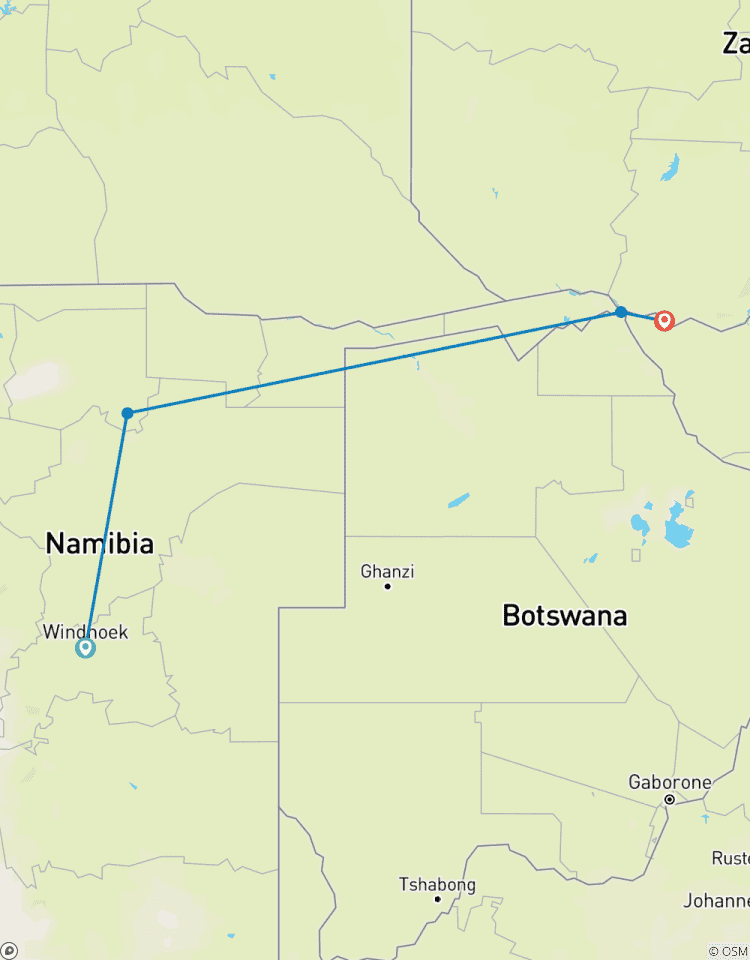 Namibia - From Windhoek to the Victoria Falls Tour