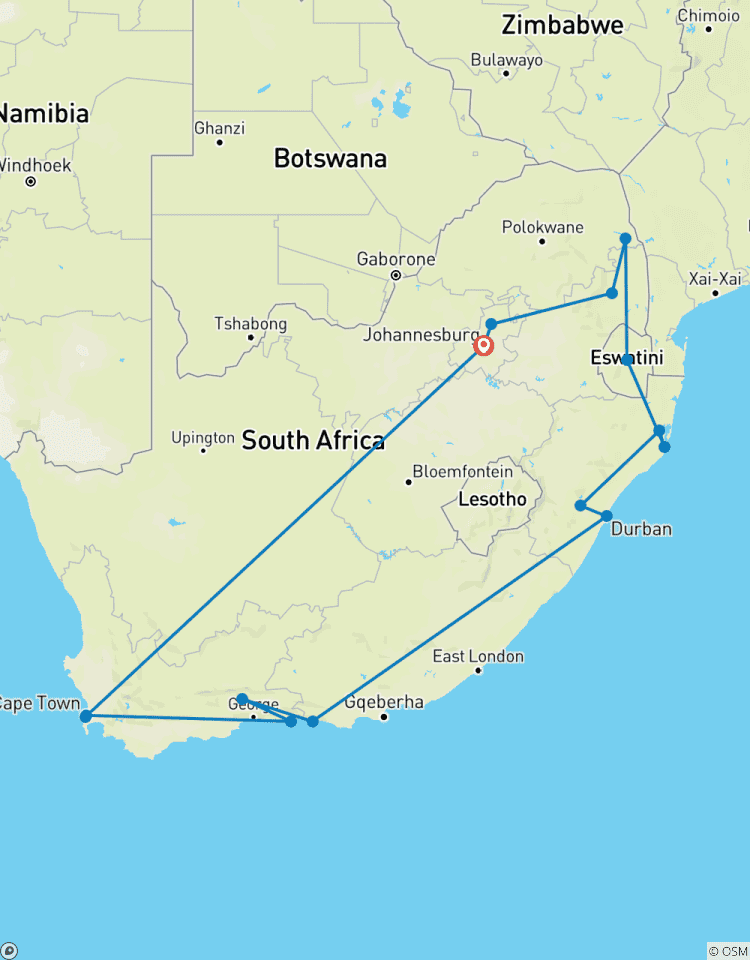 Afrique du Sud - magie de la nature et traditions circuit