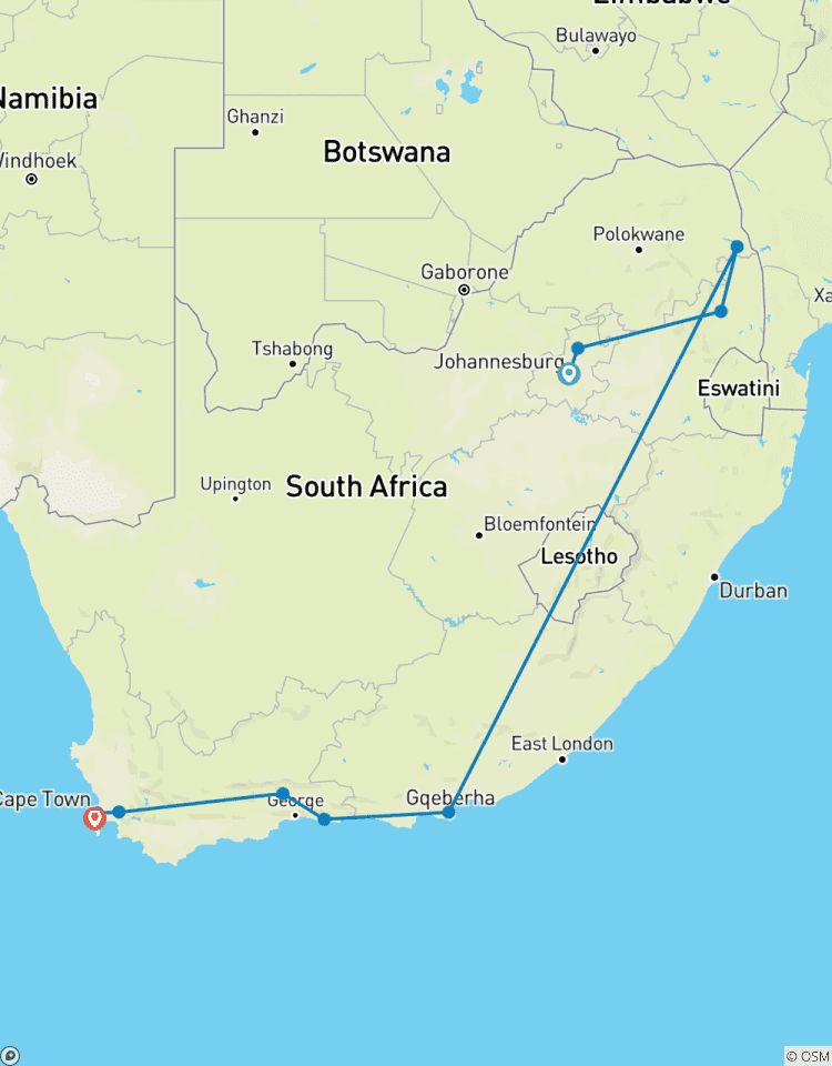 La magie de l\'Afrique du Sud circuit