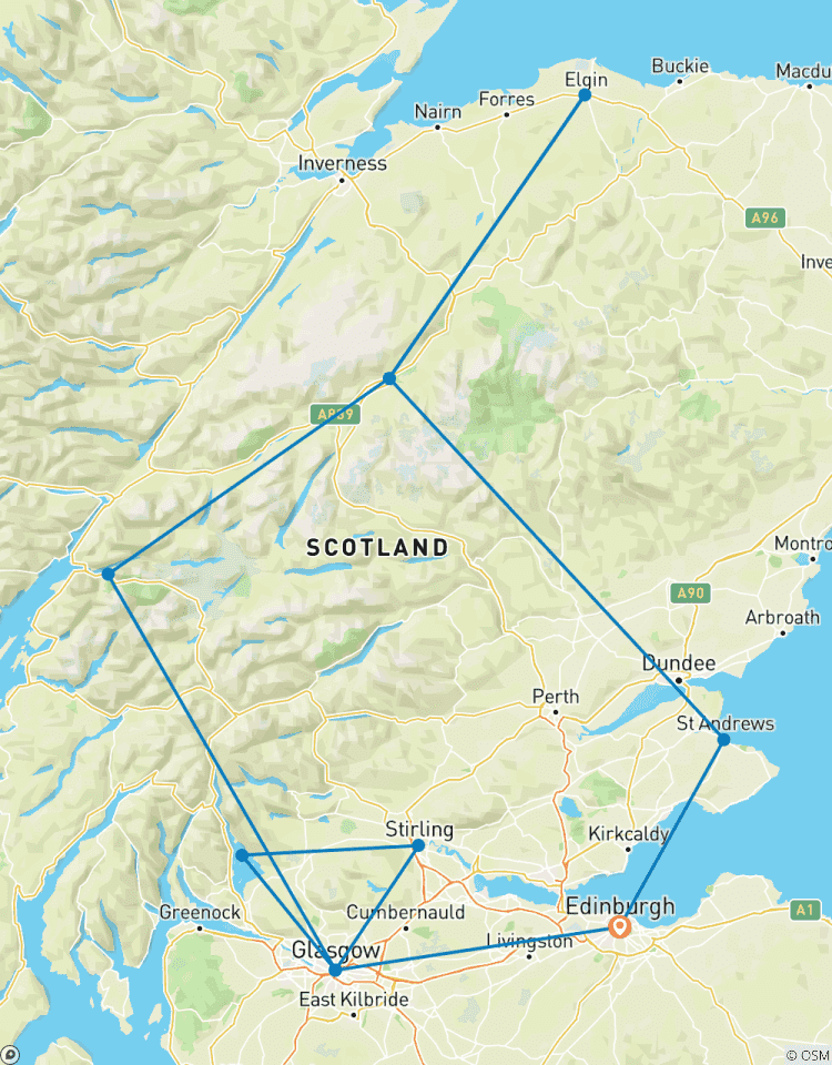 Scotland ─ in the Footsteps of the Highlanders Tour