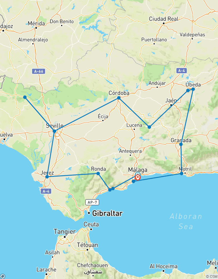 Andalousie ─ Maures, tapas et mer circuit