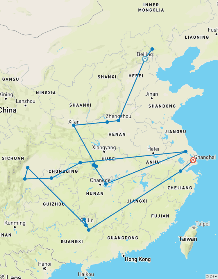 Chine - l\'Empire du Milieu circuit