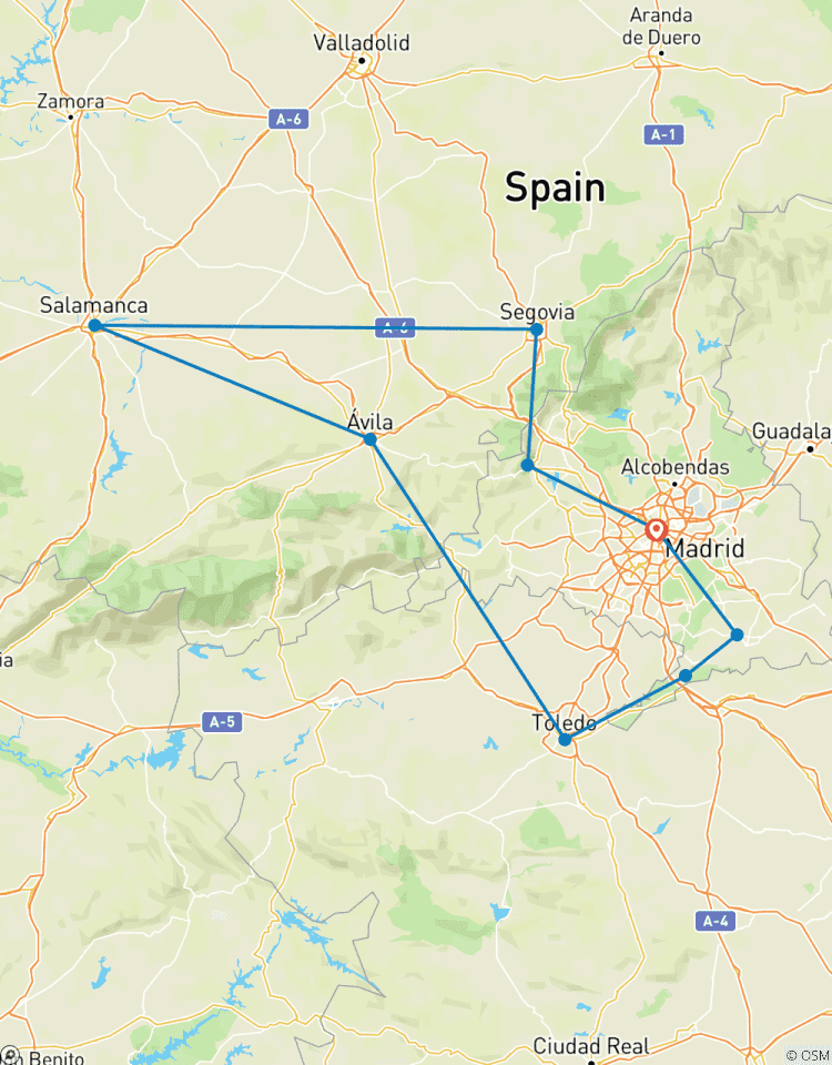 Madrid et Castille circuit