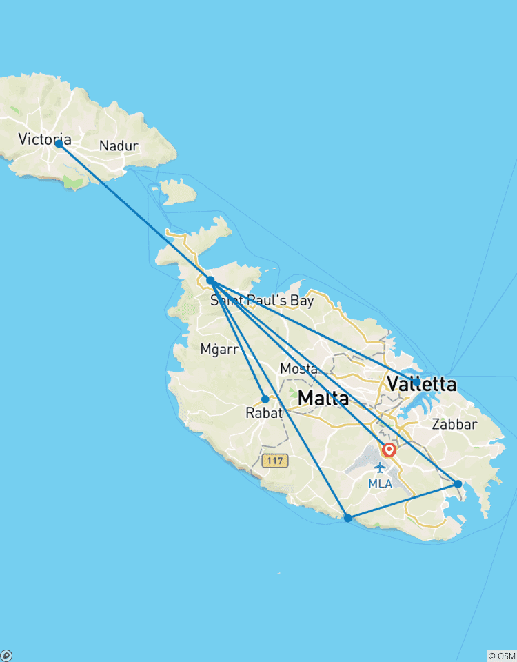 Malta erwandern Rundreise
