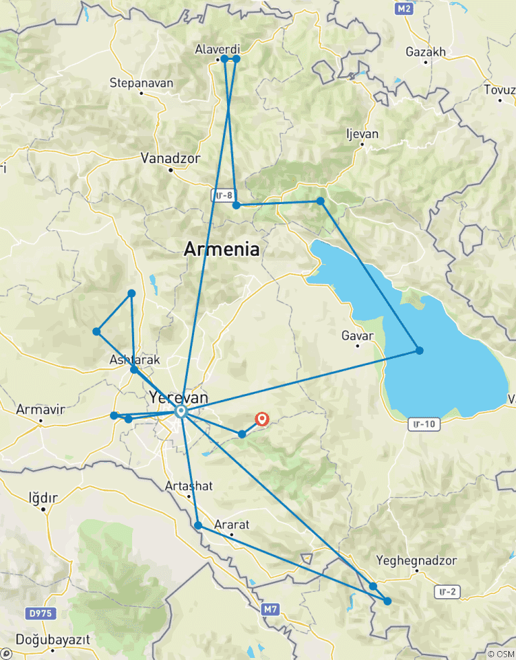 Circuito Armenia - al pie del monte Ararat