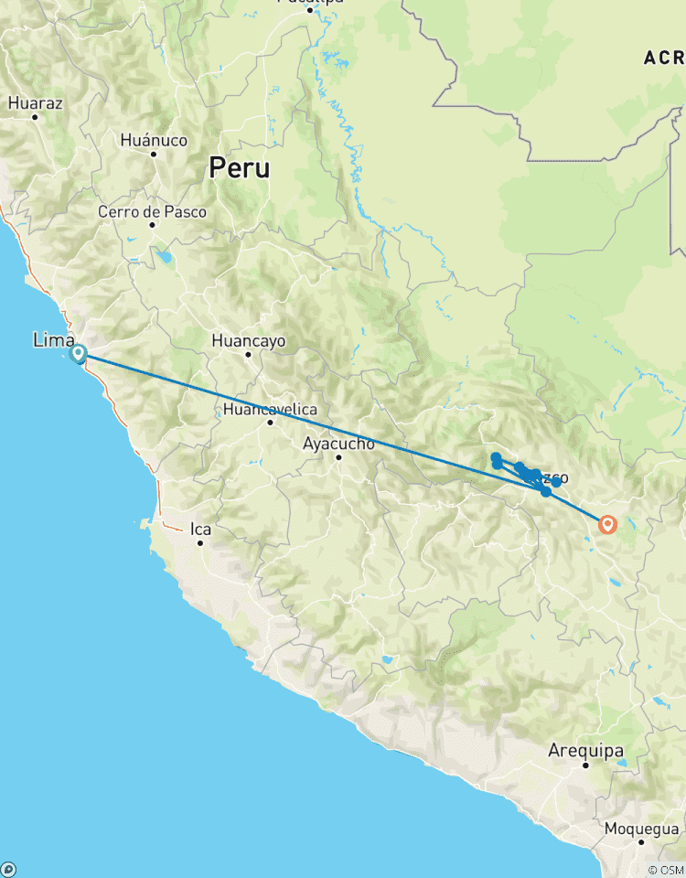 Circuito Maravillas de Perú 8 Días
