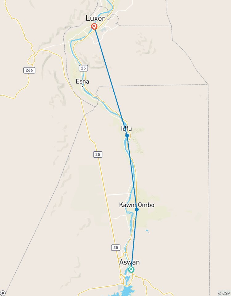 Circuito CRUCERO DE ASWÁN A LUXOR DAHABEYA NILE - Siguiendo el Río de la Civilización