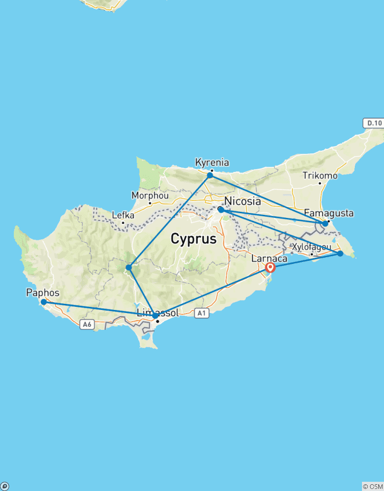 Personalized 9 Days Classic Cyprus Tour, Daily Start (Private Guide and Driver) Tour