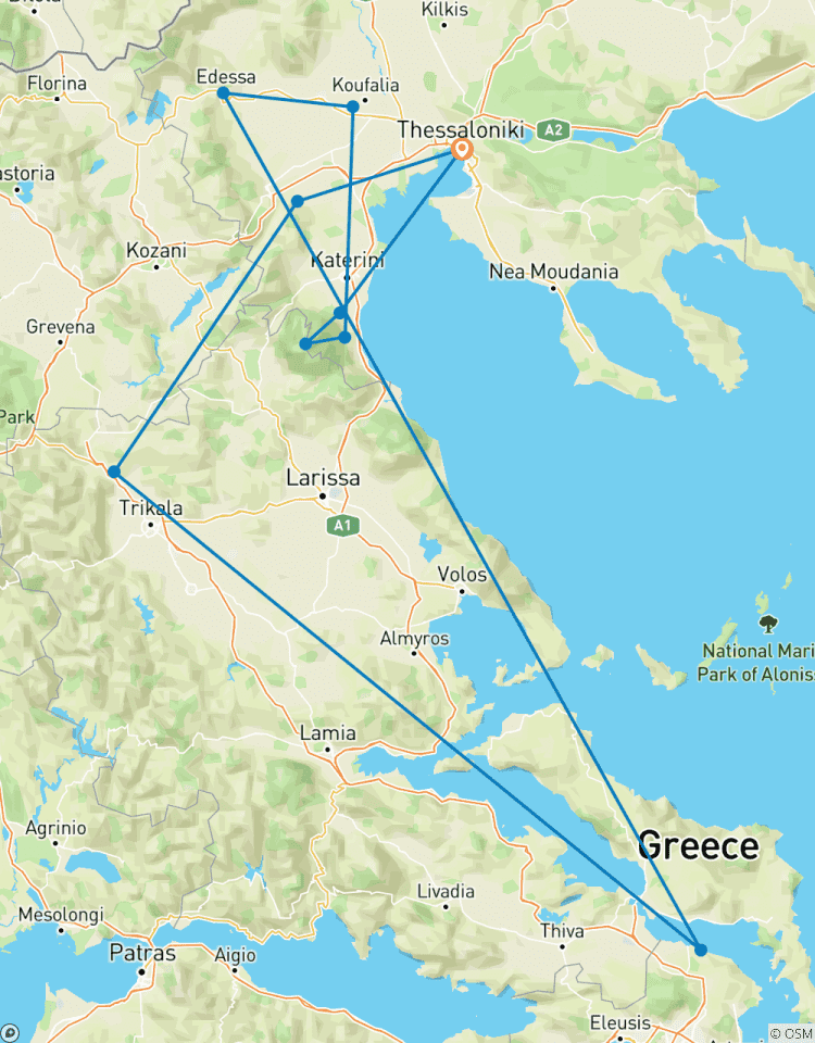 7 DAYS TREASURES OF NORTHERN GREECE / Guaranteed Departures Tour