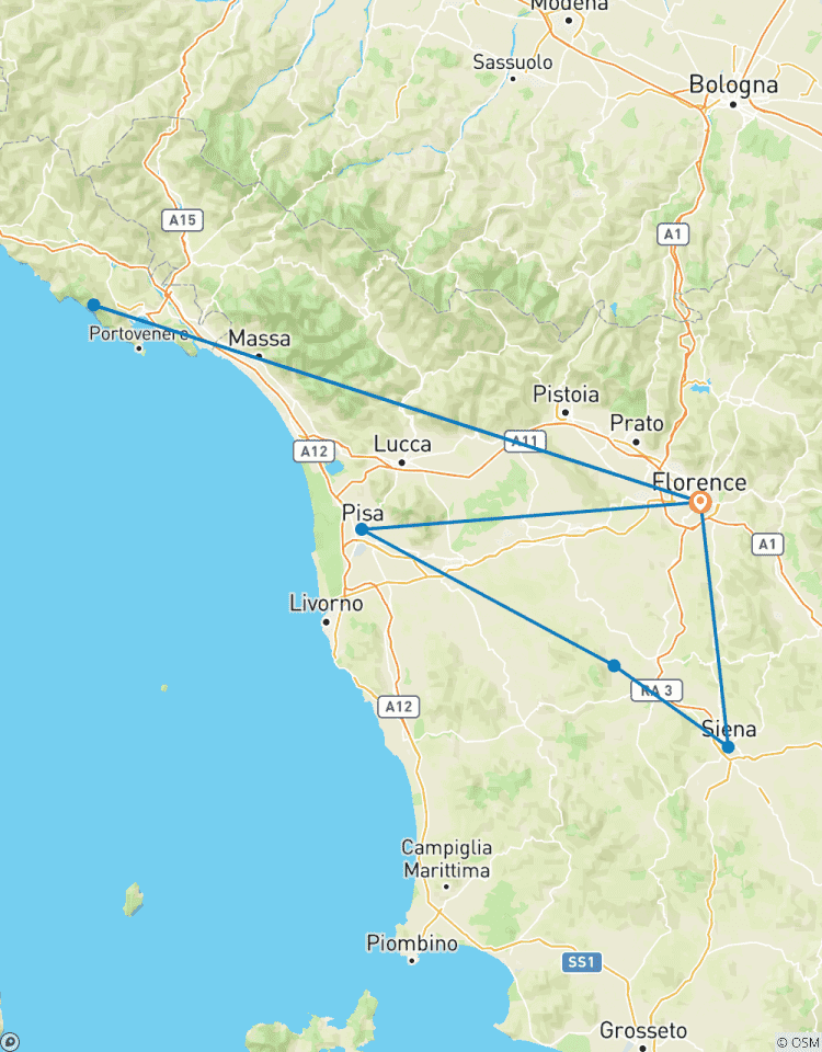 Florence : La Toscane et les Cinque Terre - Circuit indépendant avec visites quotidiennes en petits groupes - 8 jours/7 nuits circuit