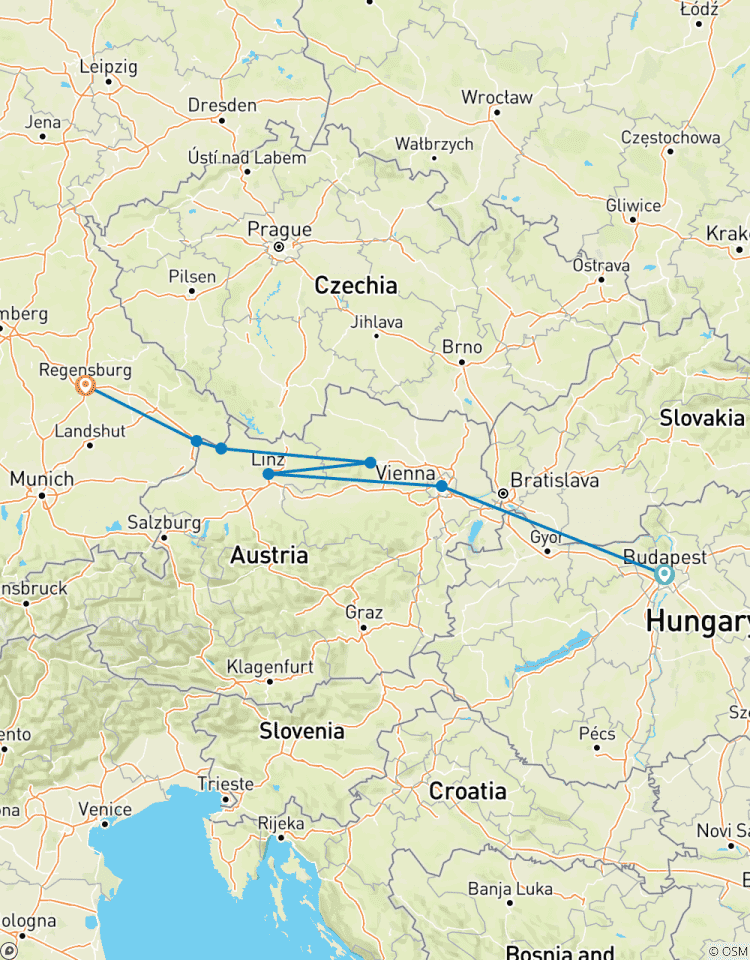 Delightful Danube (2026) (Budapest to Regensburg, 2026) Tour