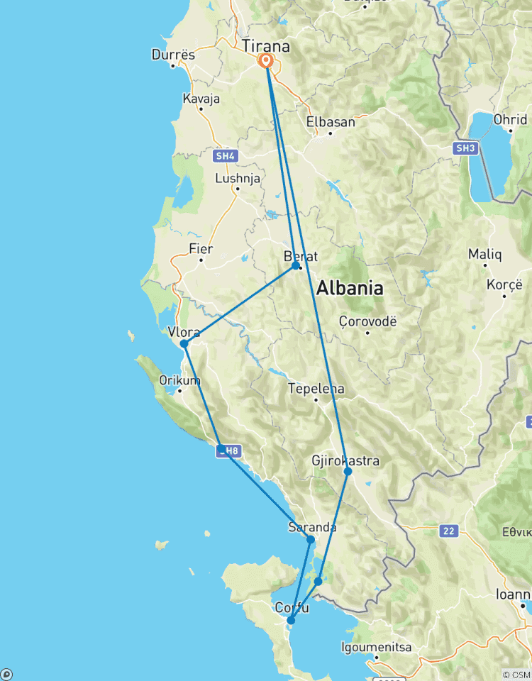 Albanese Rivièra & Corfu: Zelf op pad-rondreis