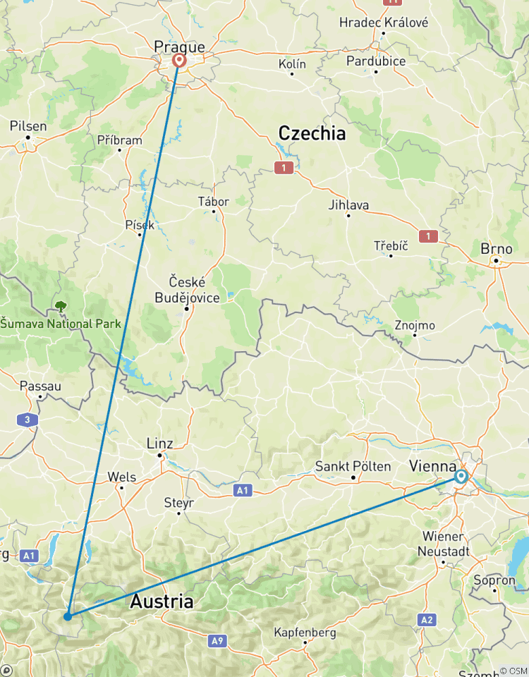 7 Day Vienna And Prague By Train Tour