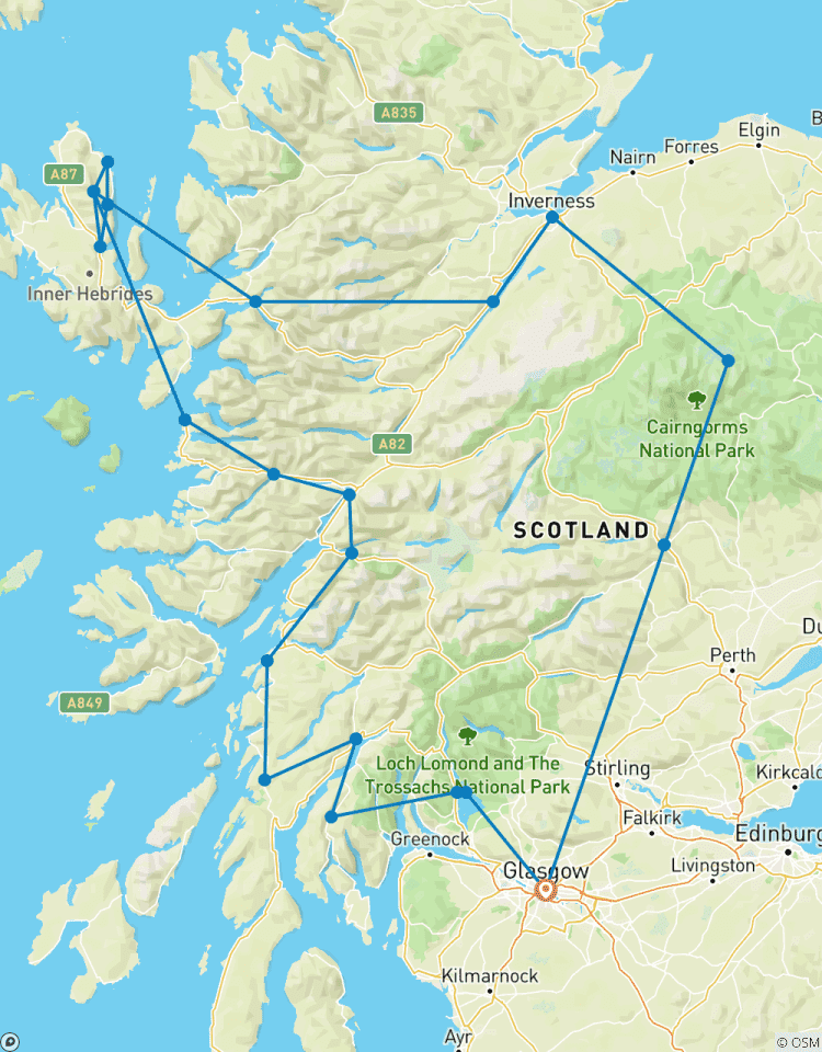 Uit Glasgow: Schotse keuze van Highland Experience-rondreis