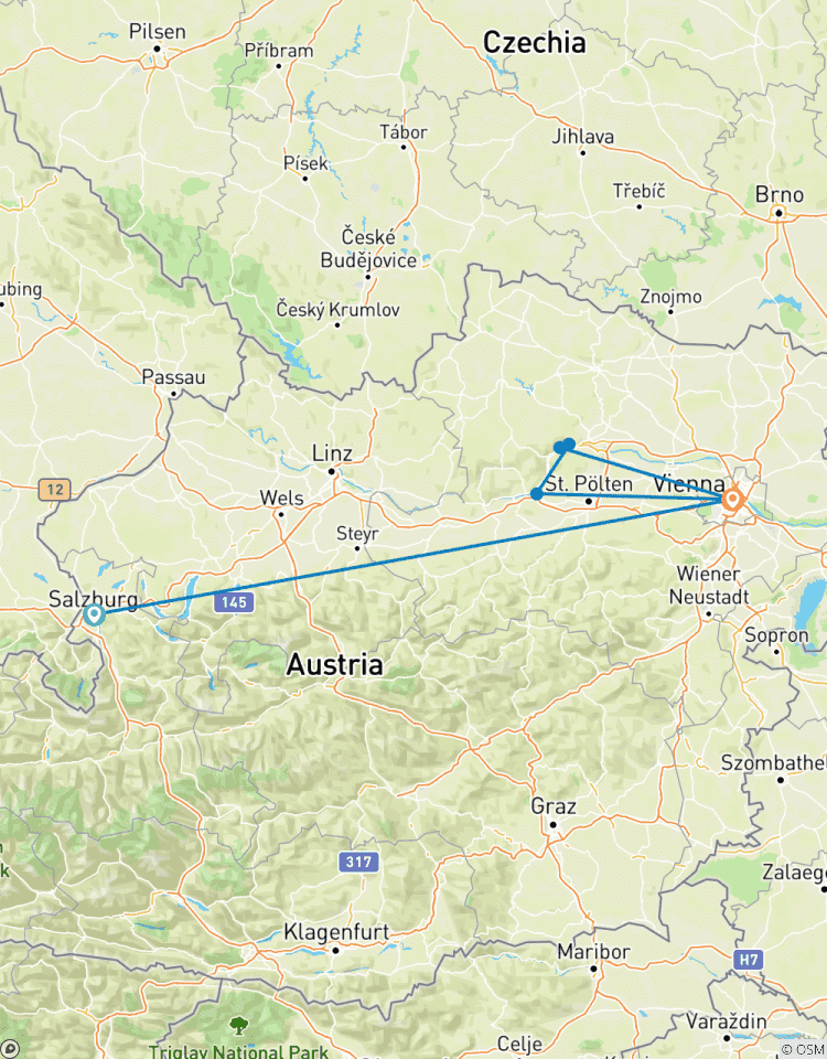Salzbourg, Vienne et la vallée du Danube - 8 jours circuit