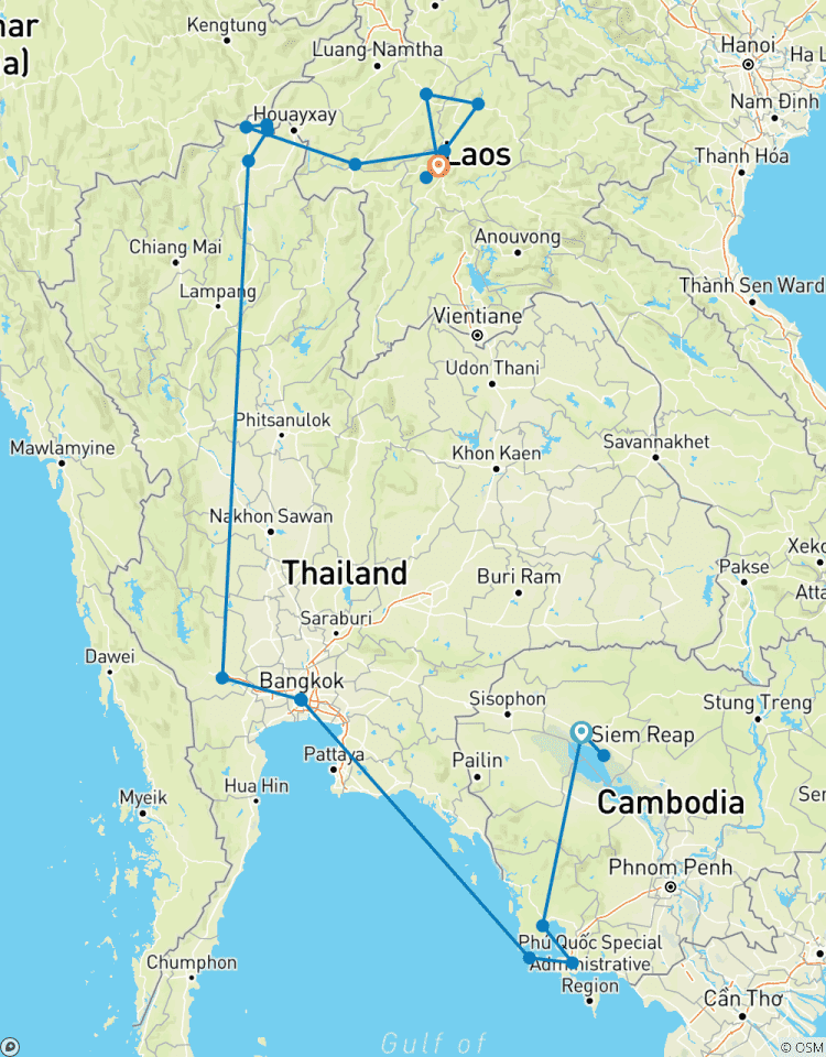 Geluxe: Southeast Asia: Bangkok, Laos & The Cardamom Mountains Tour