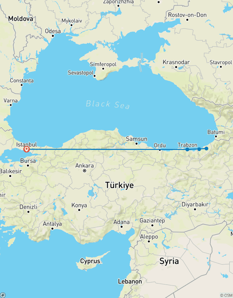 Circuito Tour Privado y Premium de 8 Días por TURQUÍA | Una Odisea Verde por Estambul y el Mar Negro | Sin largos viajes por carretera | by ANGELS VACATIONS