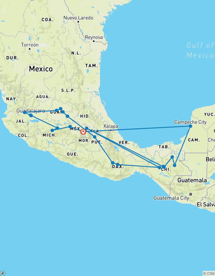 Un Mexique inoubliable circuit