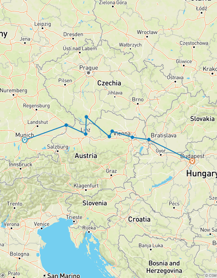 Early Season on the Danube 2026|2025 - 8 Days Tour