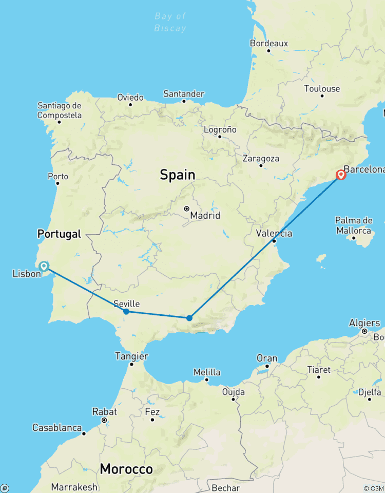 Wonders of Portugal and Spain: A 12-Day Adventure Tour