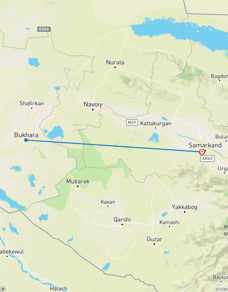 Visite privée de deux jours à Boukhara depuis Samarkand circuit