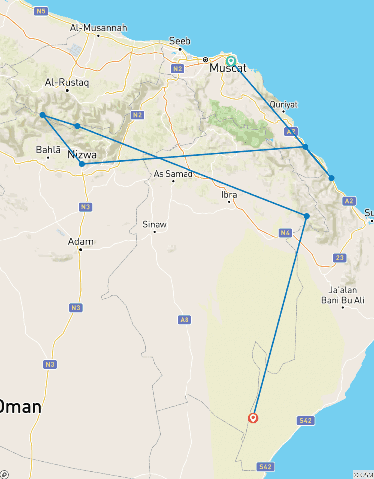 Oman Highlights: 5 Unvergessliche Fahrten Rundreise