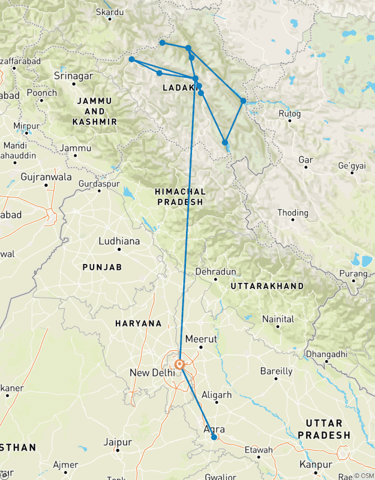 Circuito Gran Viaje a Ladakh con el Taj Mahal