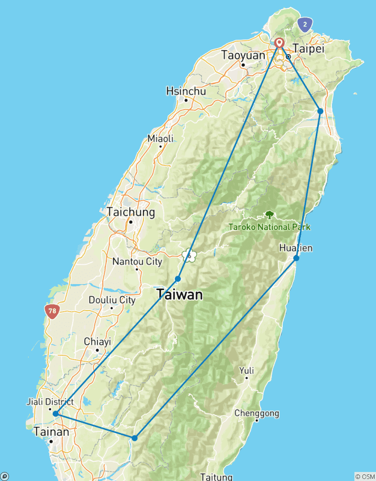 12-Day Taiwan Explorer: Nature and Adventure Tour