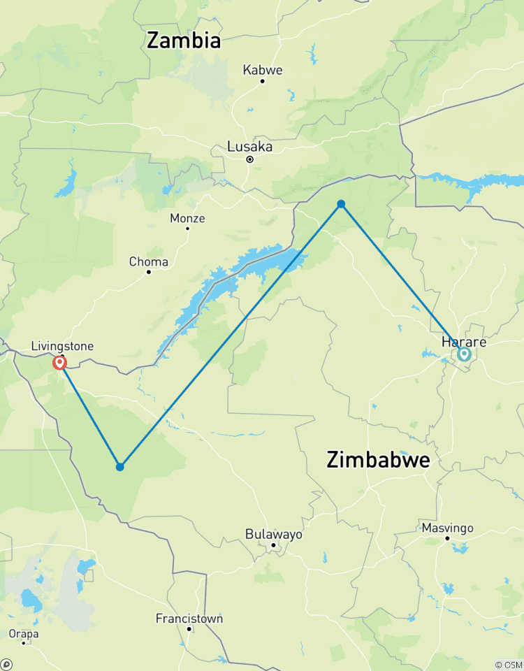 Zimbabwe\'s Finest: 9-Day Luxury Fly-In Safari to Mana Pools, Hwange & Victoria Falls Tour