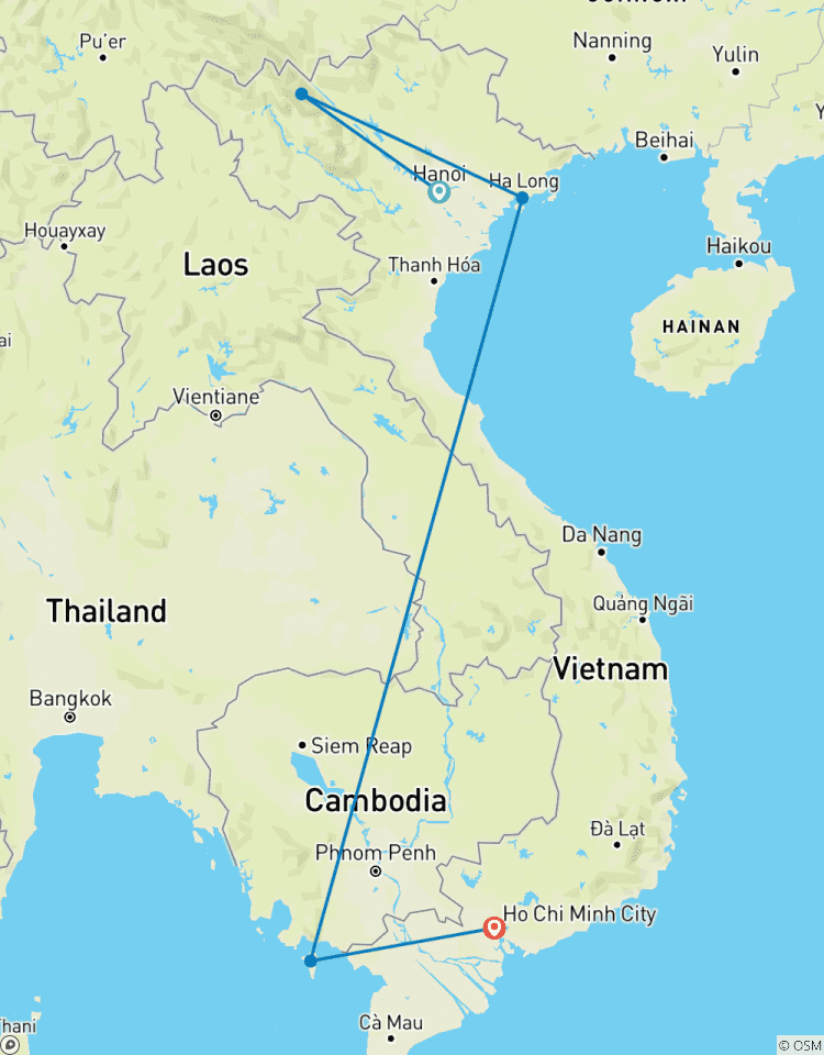 Explorer le Vietnam : Des villes animées aux îles tranquilles circuit