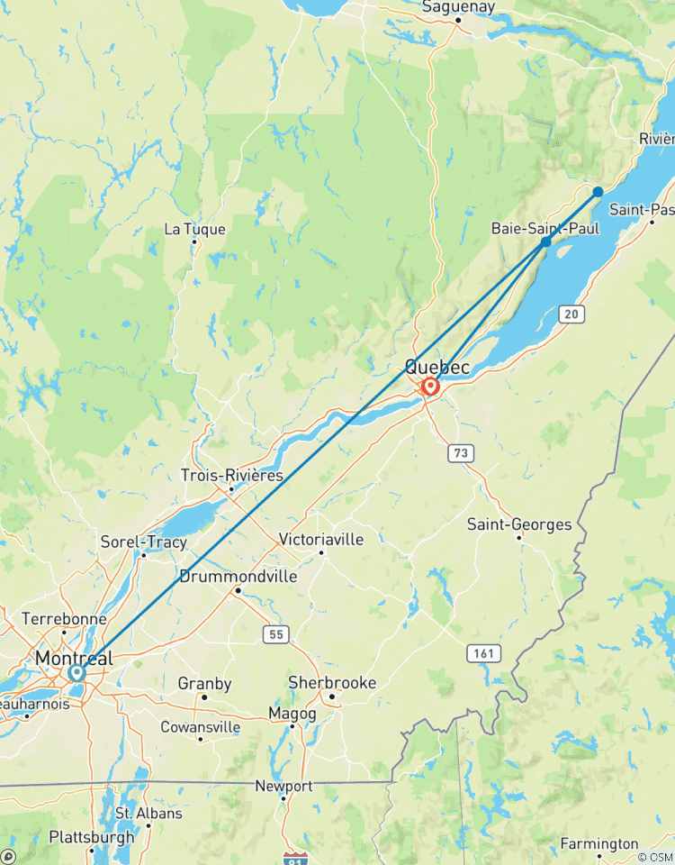 Circuito Encantos de Québec Un viaje por Montreal, Charlevoix y Quebec (2026)