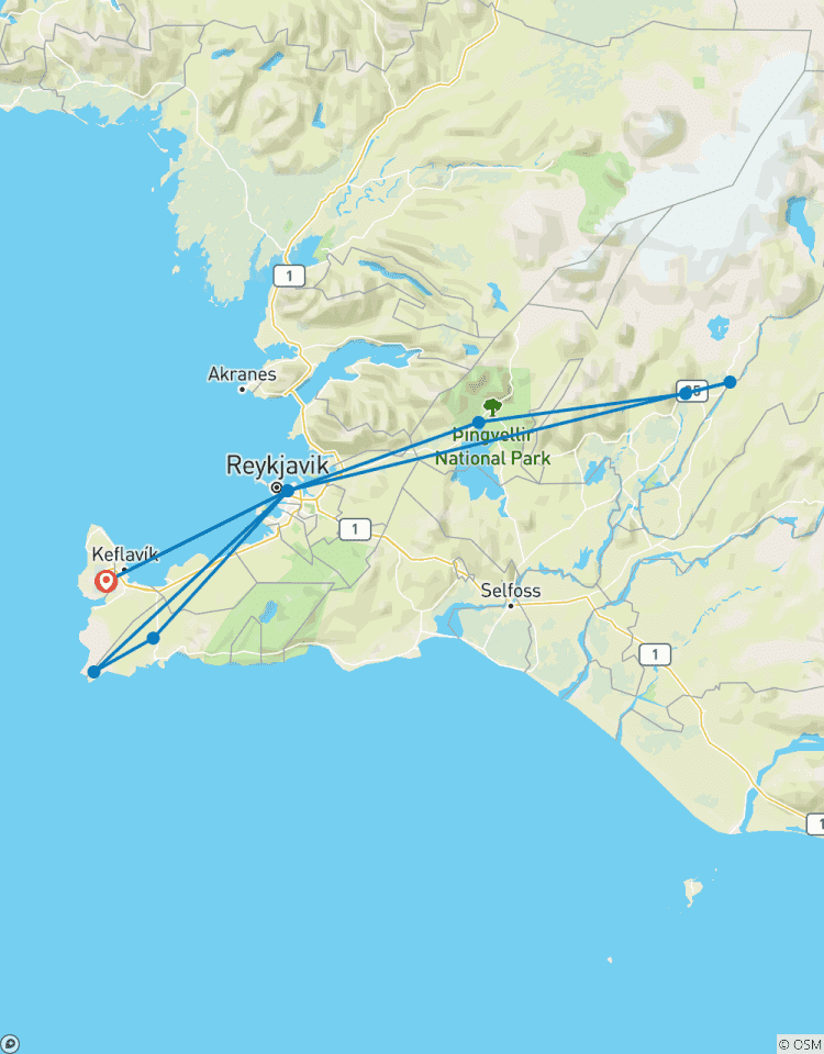 Circuito 5 Días Reikiavik Islandia y Aventura Eclipse Solar - Económico