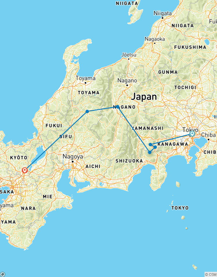 6 jours Mt. Fuji et Japon traditionnel (Privé avec guide et chauffeur)- Umetravel circuit