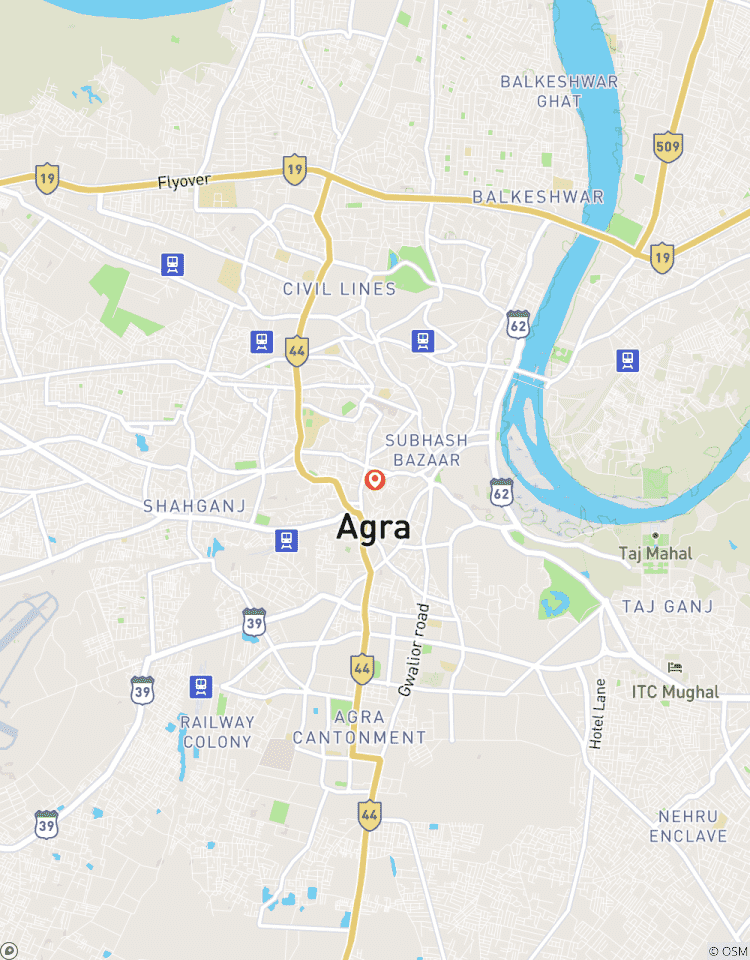Agra : Visite à pied de la cuisine de rue, marché aux épices et promenade en tuk-tuk circuit